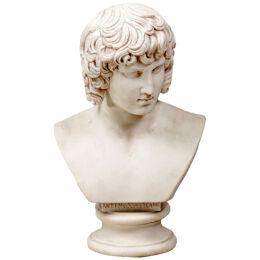 19th Century Marble Bust of Antinous