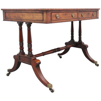 Early 19th Century mahogany library table