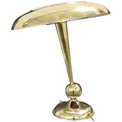 Brass Table Lamp by Oscar Torlasco for Lumi, 1950s