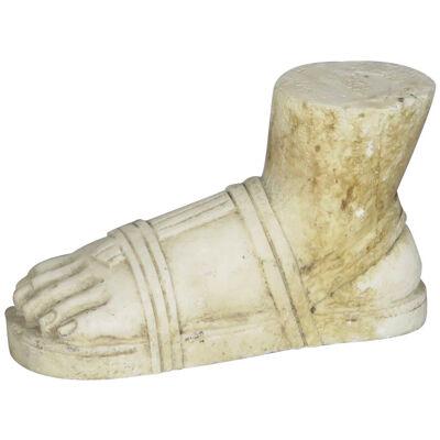 Late 20th Century Marble Greco-Roman Foot