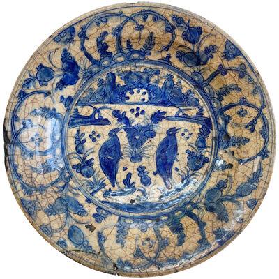16th Century Safavid Pottery Dish