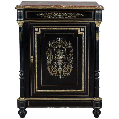 French Napoleon III Period Boulle Cabinet