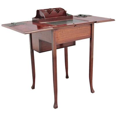 Early 20th Century mahogany metamorphic writing table